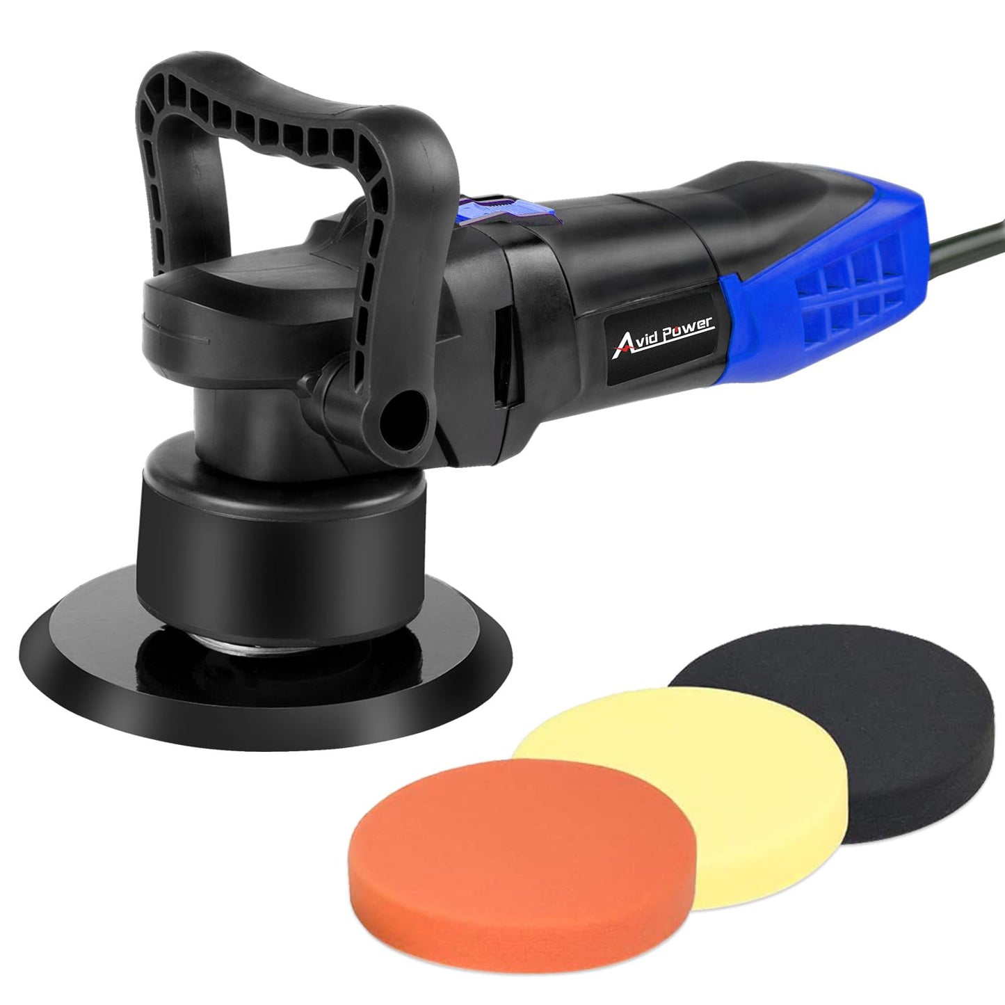 AVID POWER Buffer Polisher, 6-inch Dual Action/DA Polisher for Car Detailing, Random Orbital Car Buffer Polisher Waxer Kit with Variable Speed & 3 Polishing Pads