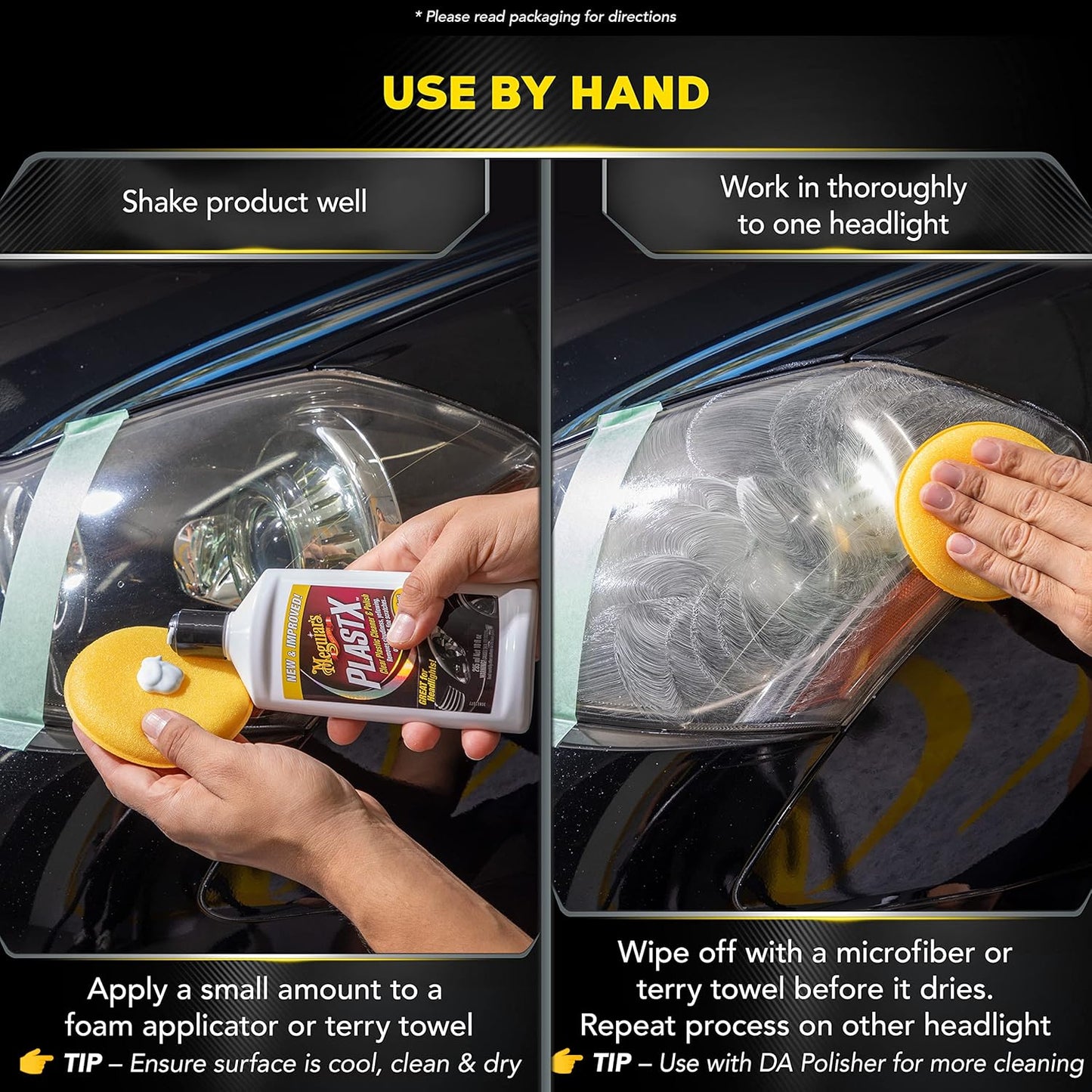 Meguiar's G12310EU PlastX Plastic Polish, 296 ml