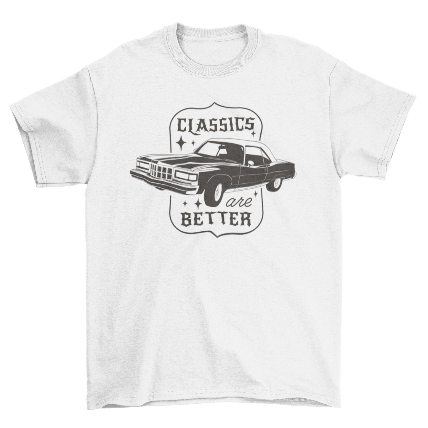 Classical car transport t-shirt