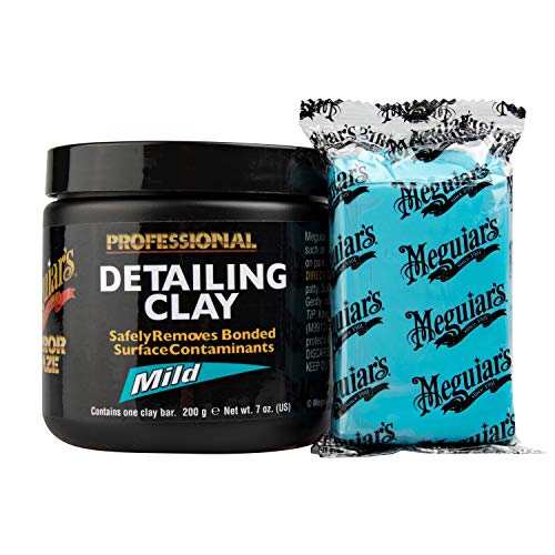 Meguiar's G10240 Smooth Surface XL Clay Kit - Includes 240 Grams of Clay Bars, Quik Detailer Spray Bottle and Microfiber Towel