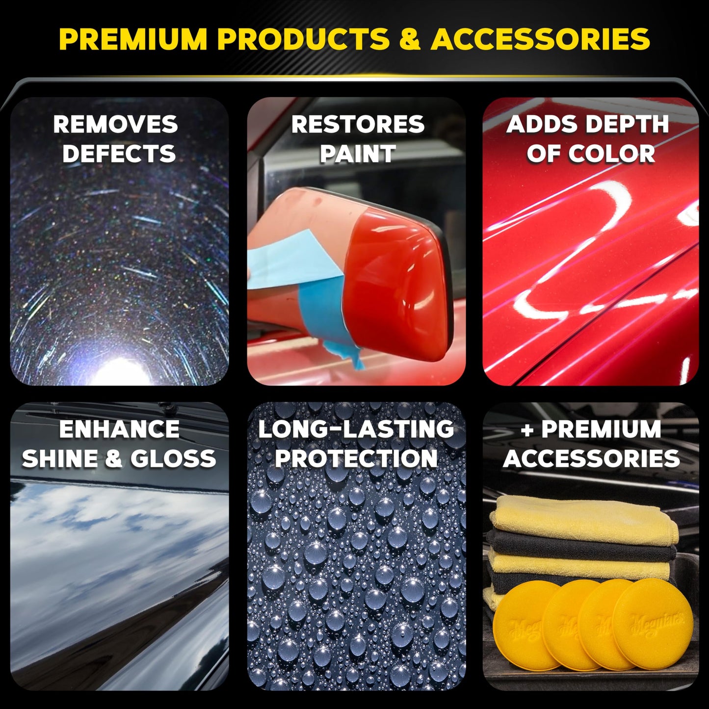 Meguiar's Ultimate 3 Step Paint Care Kit, Car Detailing and Polishing Kit