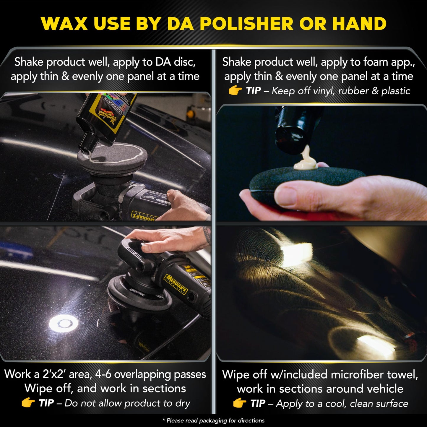 Meguiar's Ultimate 3 Step Paint Care Kit, Car Detailing and Polishing Kit