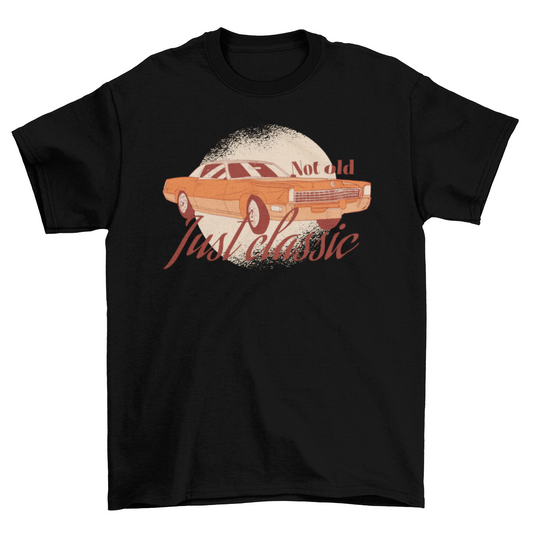 Just classic car t-shirt