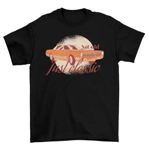 Just classic car t-shirt