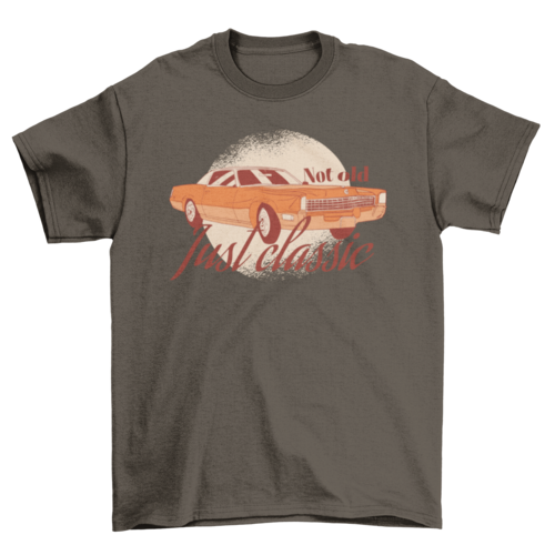 Just classic car t-shirt
