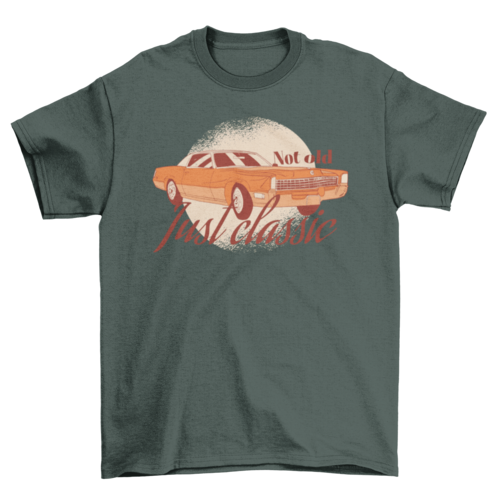Just classic car t-shirt