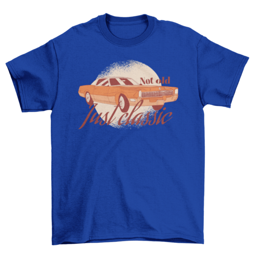 Just classic car t-shirt